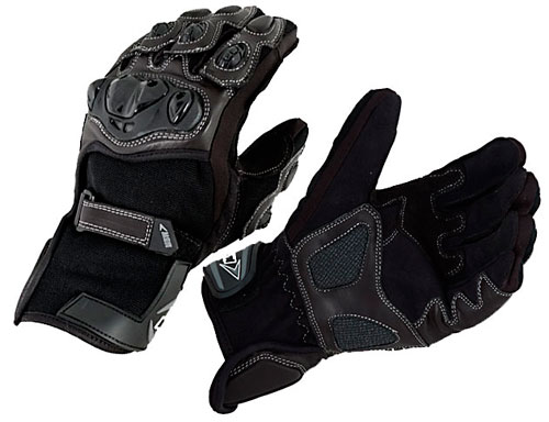 MBW Pánské koženo textilní moto rukavice VELAD