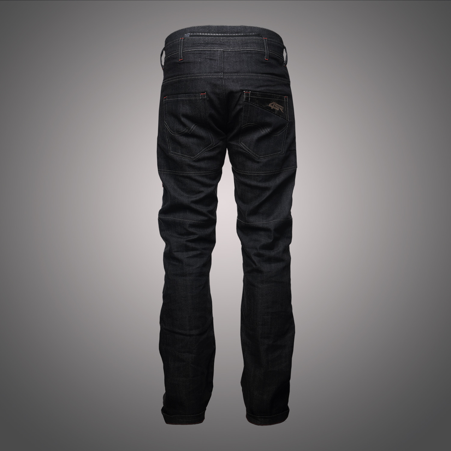 4SR Pánské kevlarové moto jeans Cool černé
