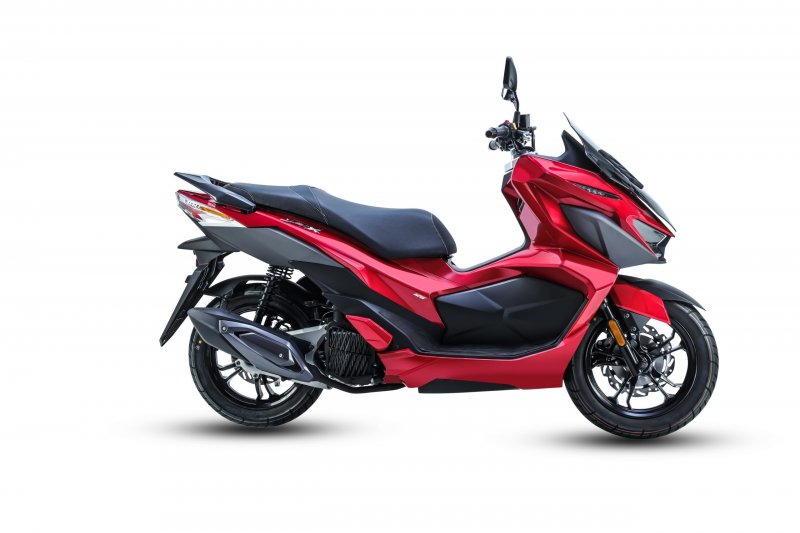 SYM JET X 125i LC CBS EU5 červená + KUFR ZDARMA