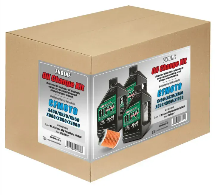 Sada na výměnu motorového oleje + filtr, CFMOTO X450/X520/X550/X600/X850/X1000