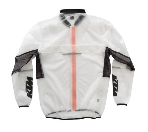 KTM moto pláštěnka RAIN JACKET TRANSPARENT