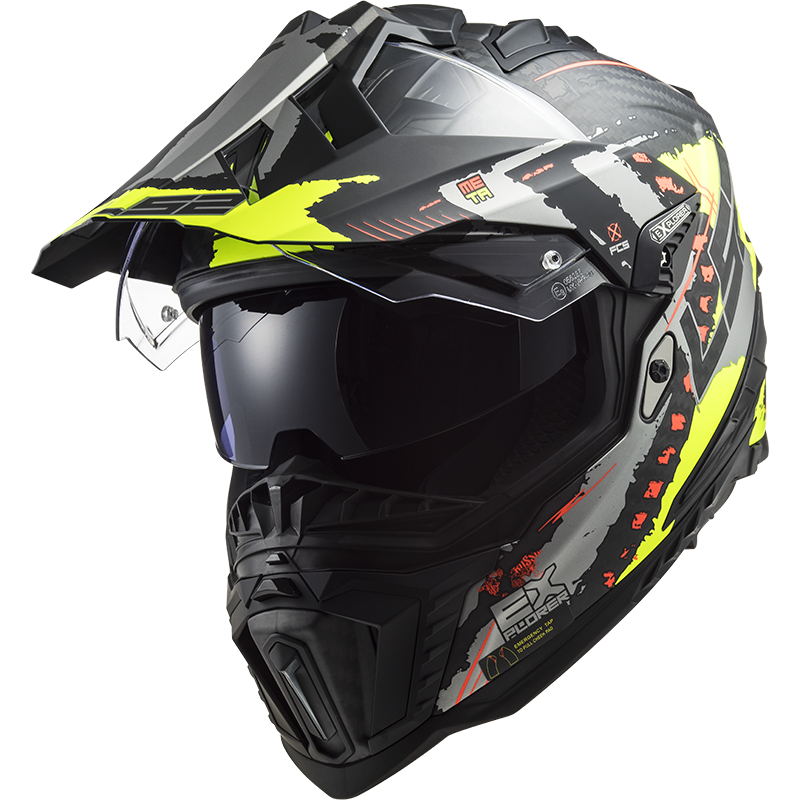 LS2 MX701 Explorer C EXTEND Matt H-V Yellow
