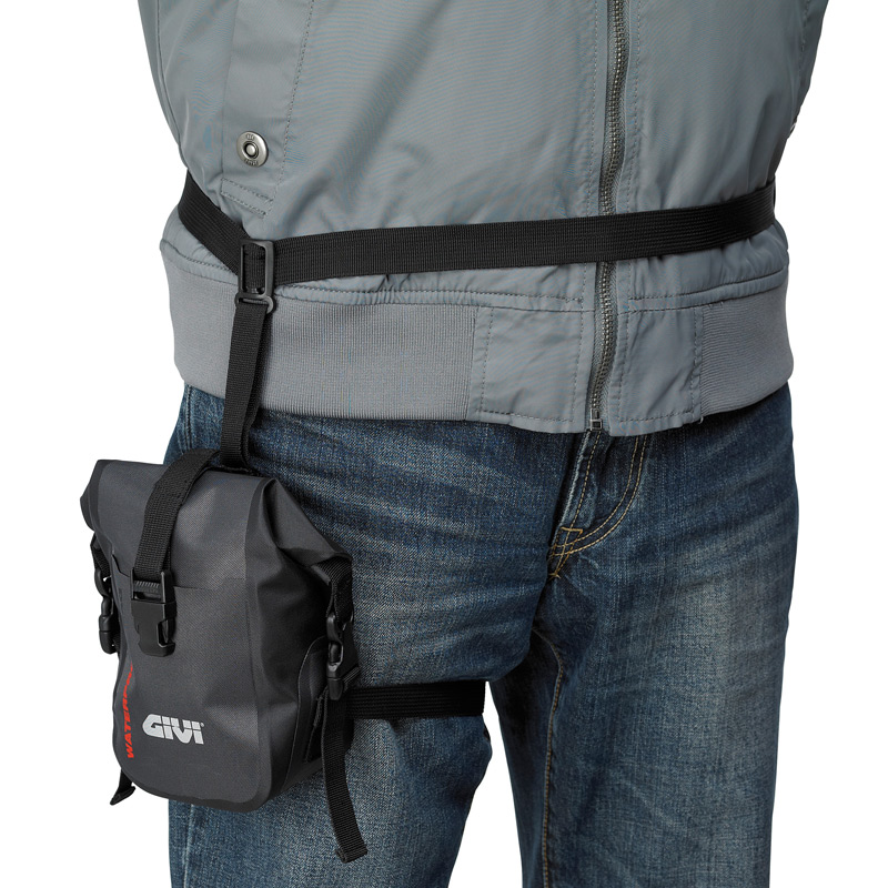 Vodotěsná taška na nohu GIVI, (černá)