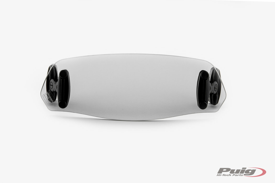 Přídavné plexi nastavitelné PUIG 6319H clip-on průhledný smoke