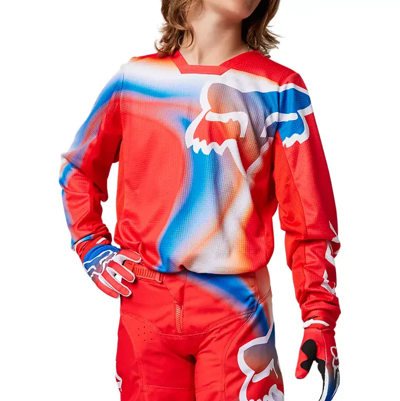 FOX Dětský dres 180 TOXSYK fluo red