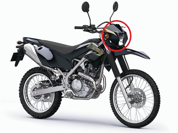 Maska na Kawasaki  KLX230R