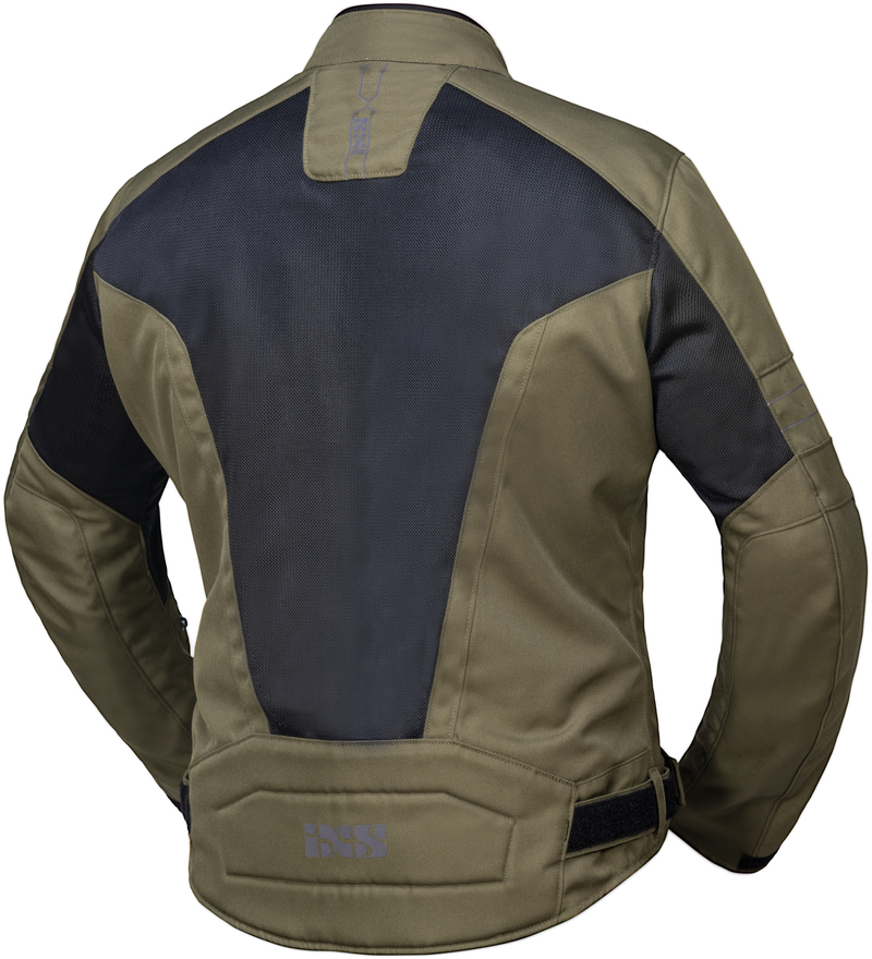 IXS Pánská textilní moto bunda EVO-AIR olivová černá