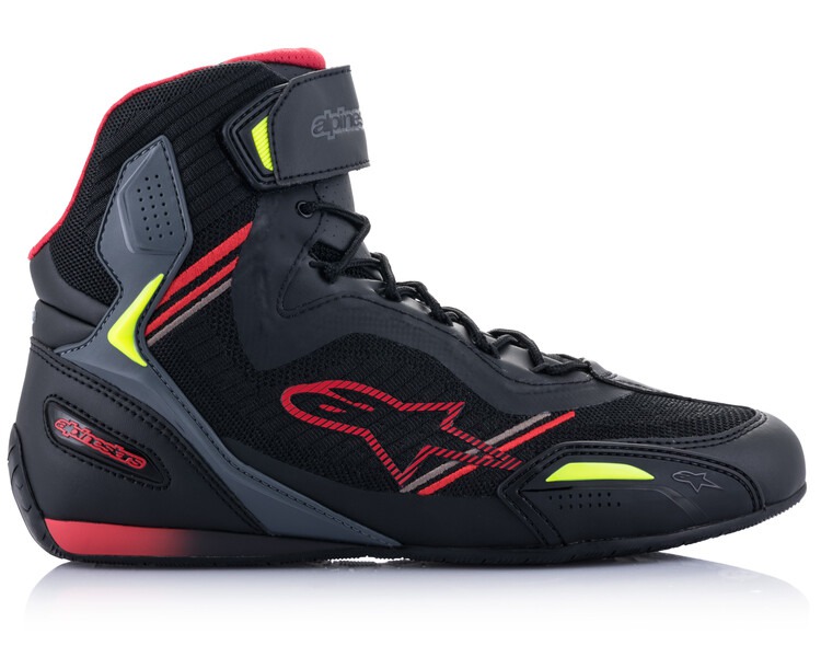 Boty Faster-3 Rideknit, Alpinestars černé/červené/žluté