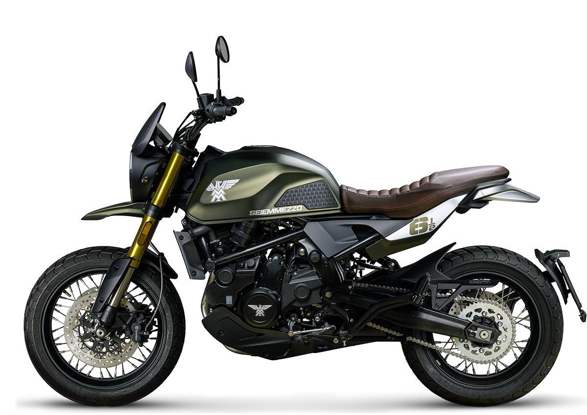 Moto Morini 6½ Seiemmezzo SCR zelená