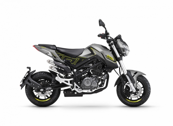 Benelli TNT 125 E5 šedá