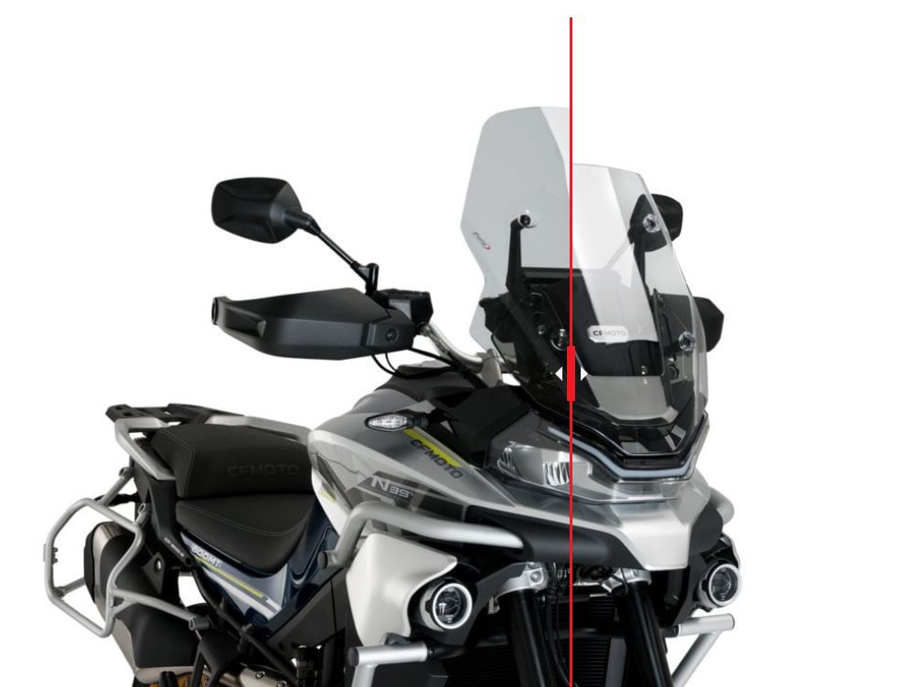 CFMoto 800MT Plexi štít PUIG TOURING 21546H kouřová