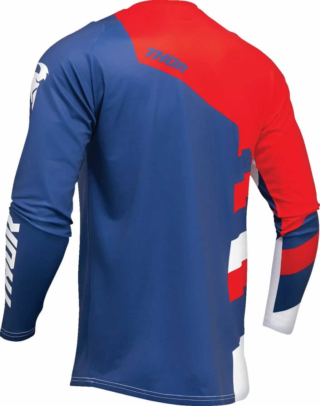 THOR dětský dres SECTOR CHECKER tm.modrá/červená