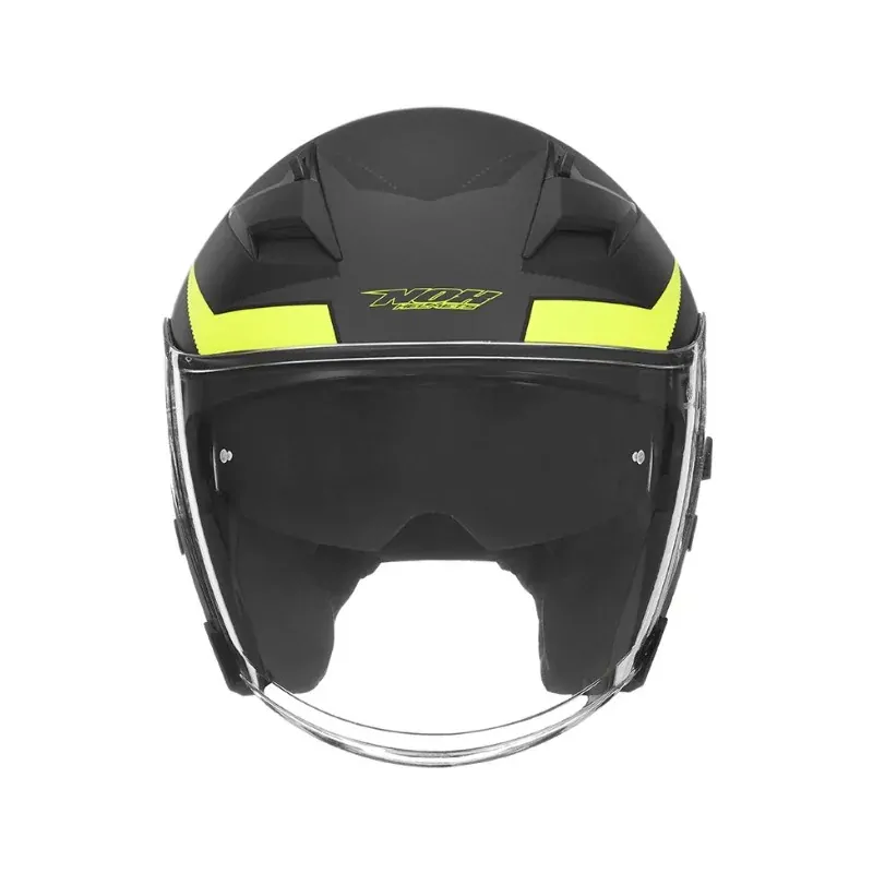 Přilba otevřená NOX N127 Late černo-žlutá