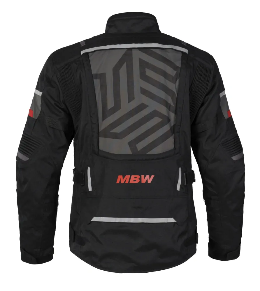 MBW Pánská textilní moto bunda MEMPHIS BLACK