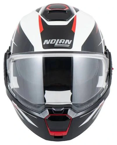 NOLAN Překlopná moto přilba N120-1 Nightlife N-com Metal White 27