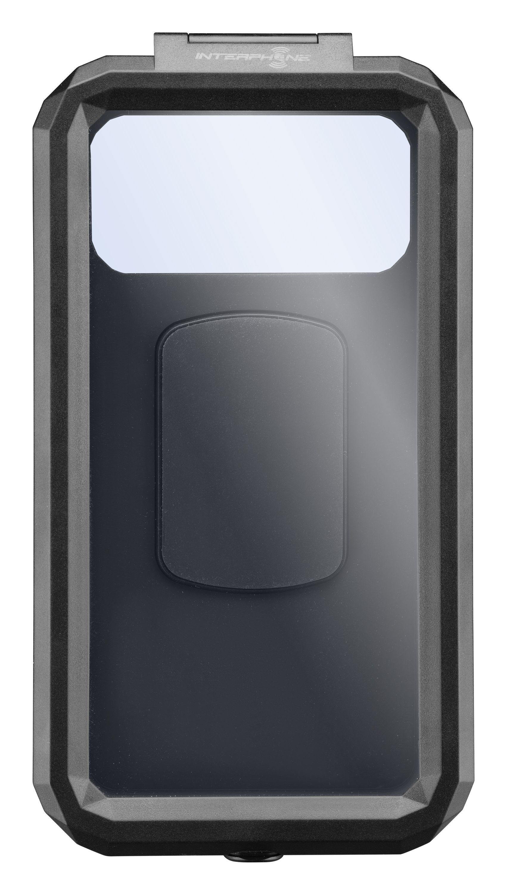 Univerzální voděodolné pouzdro na mobilní telefony Interphone Armor Pro, úchyt na řídítka, max. 6,5", černé