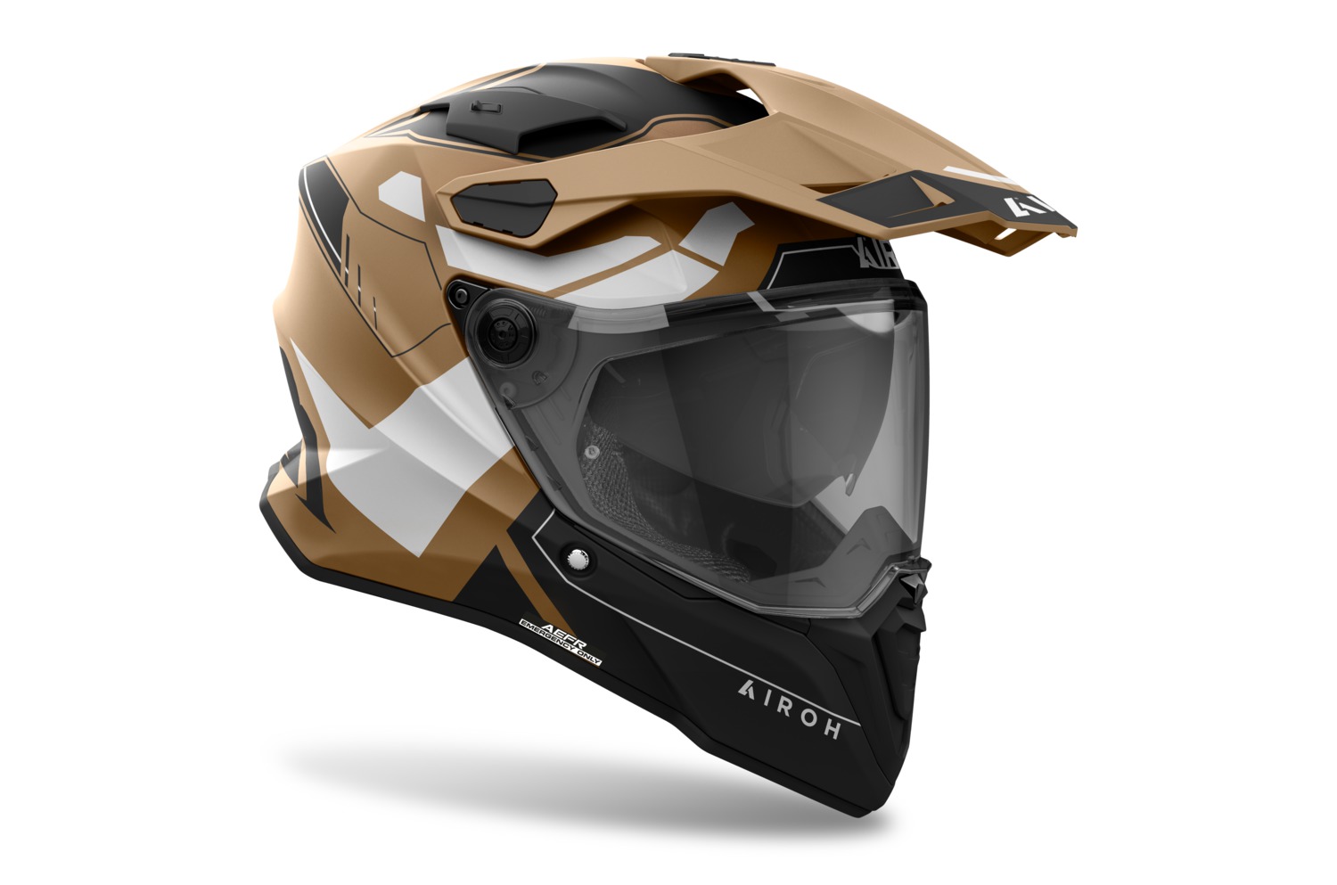 AIROH Enduro moto přilba COMMANDER 2 Reveal matná písková 
