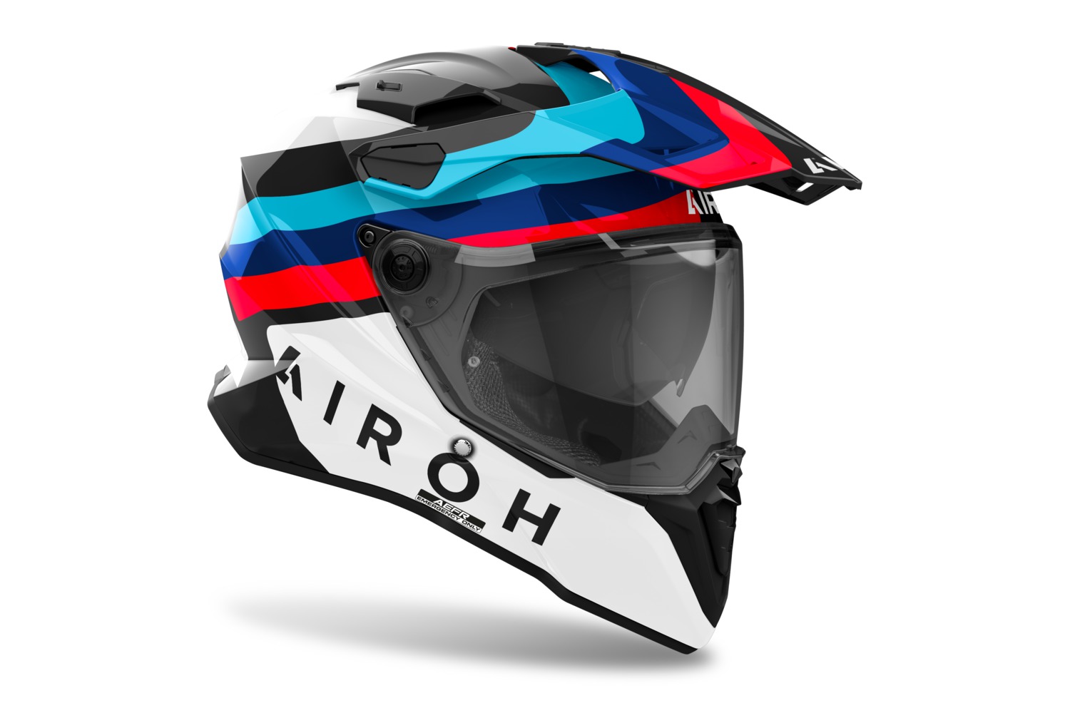 AIROH Enduro moto přilba COMMANDER 2 Doom lesklá černá 