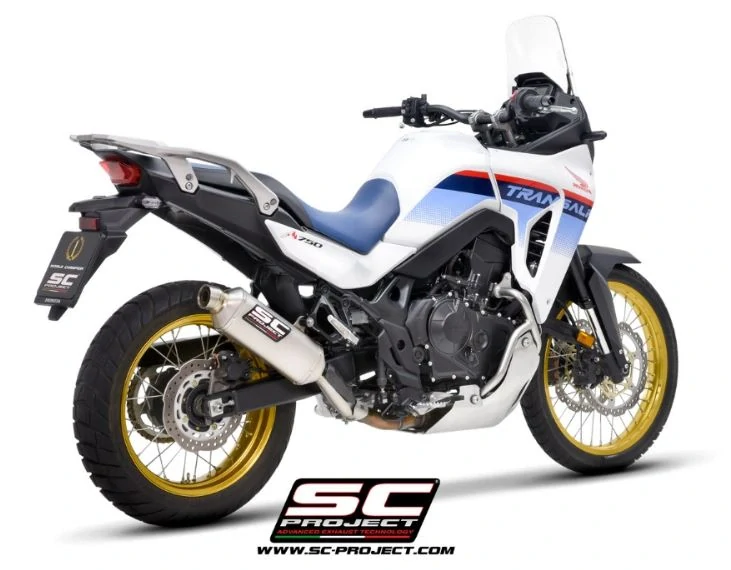 SC-PROJECT Rally Raid titanový výfuk Honda Transalp XL750 2023-