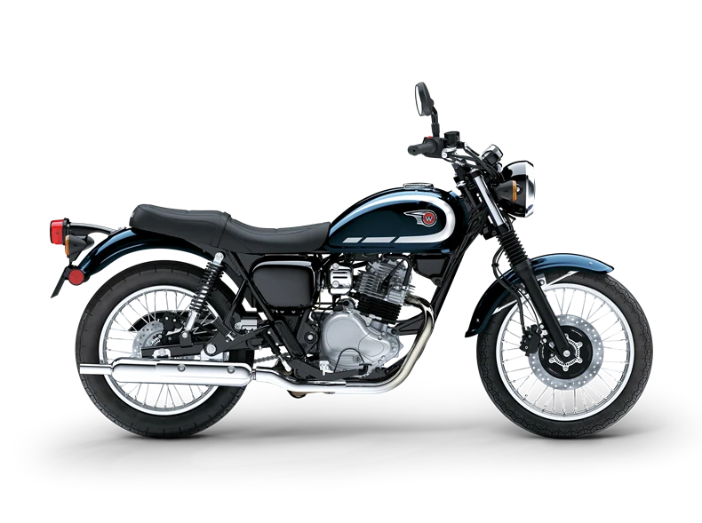 KAWASAKI W230 MY2025 Metallic Ocean Blue / Ebony