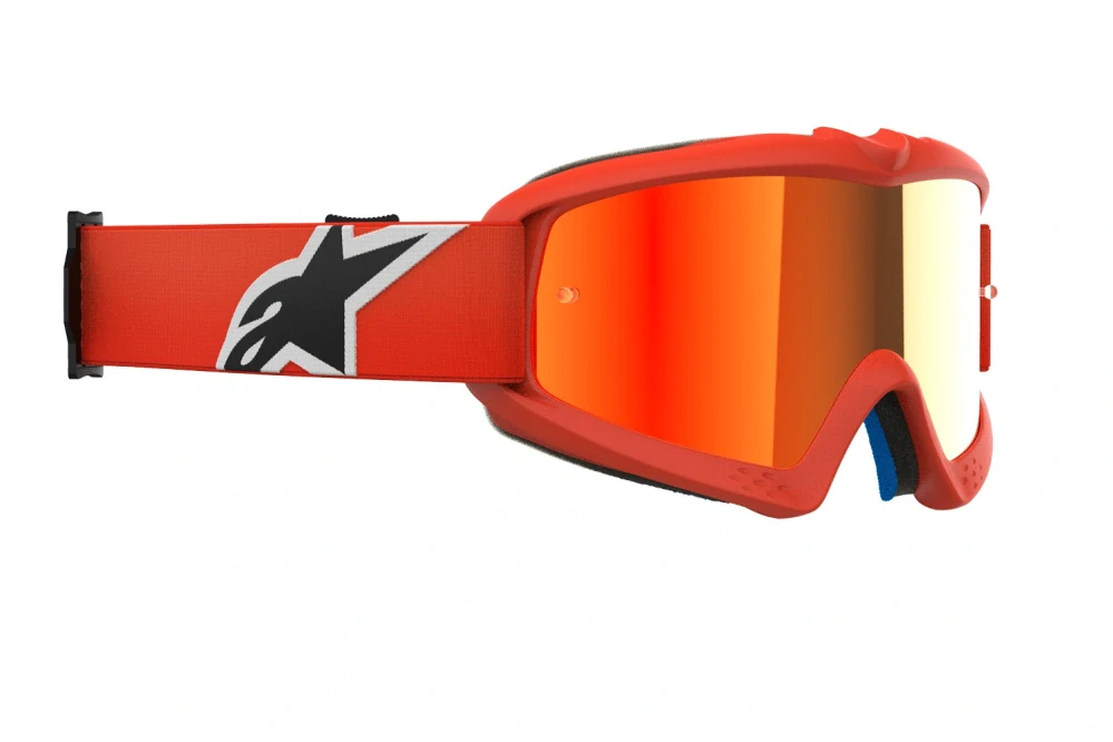 Alpinestars brýle VISION YOUTH CORP, ALPINESTARS, dětské (oranžová, zrcadlové červené plexi)