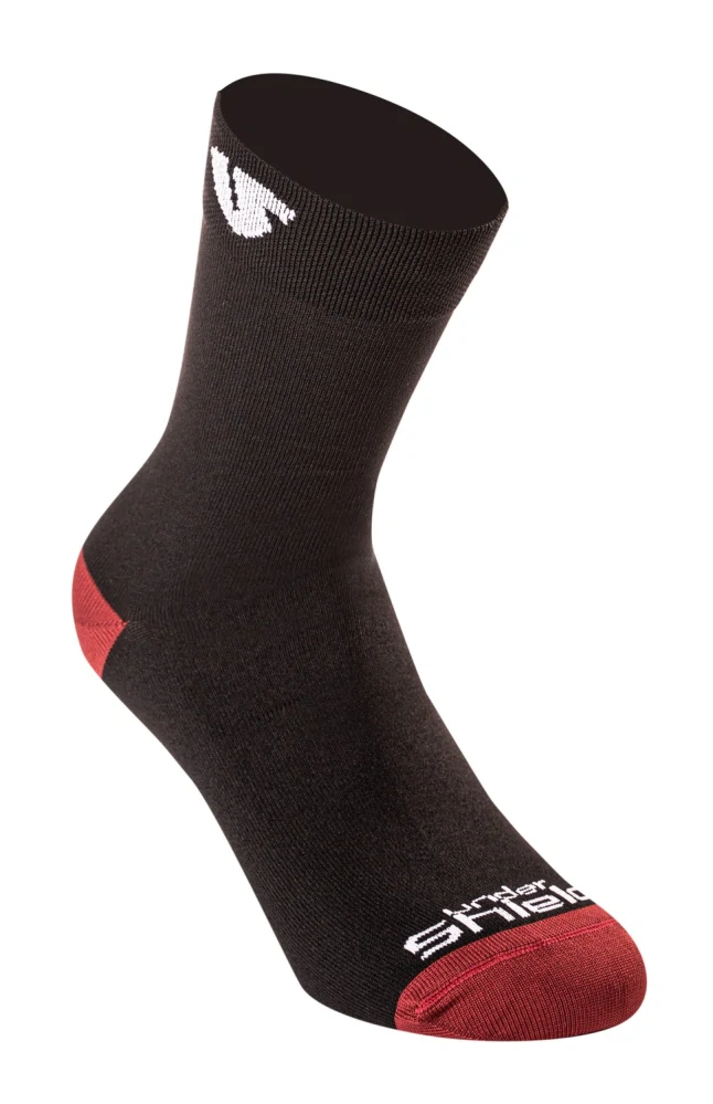 ponožky BLACK-RED, UNDERSHIELD (černá/červená)