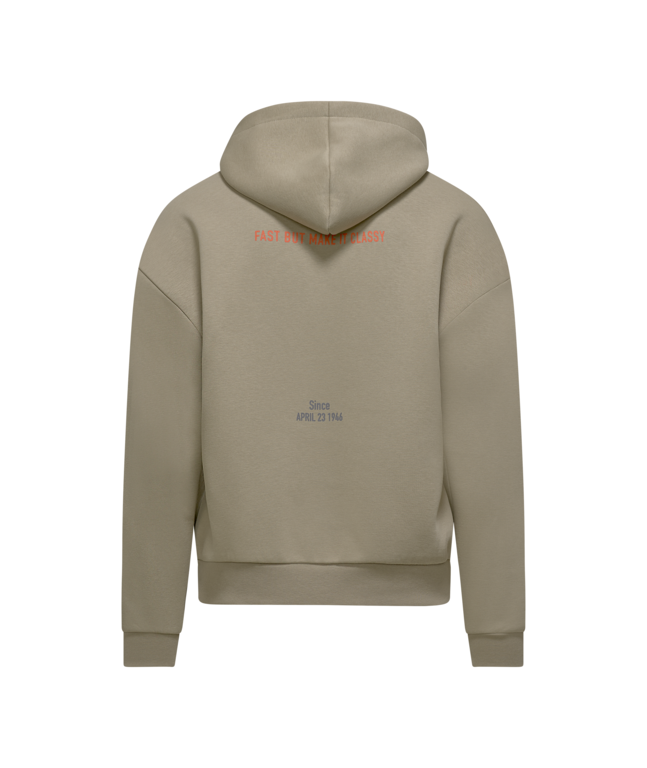 Mikina Vespa DEC s kapucí béžová