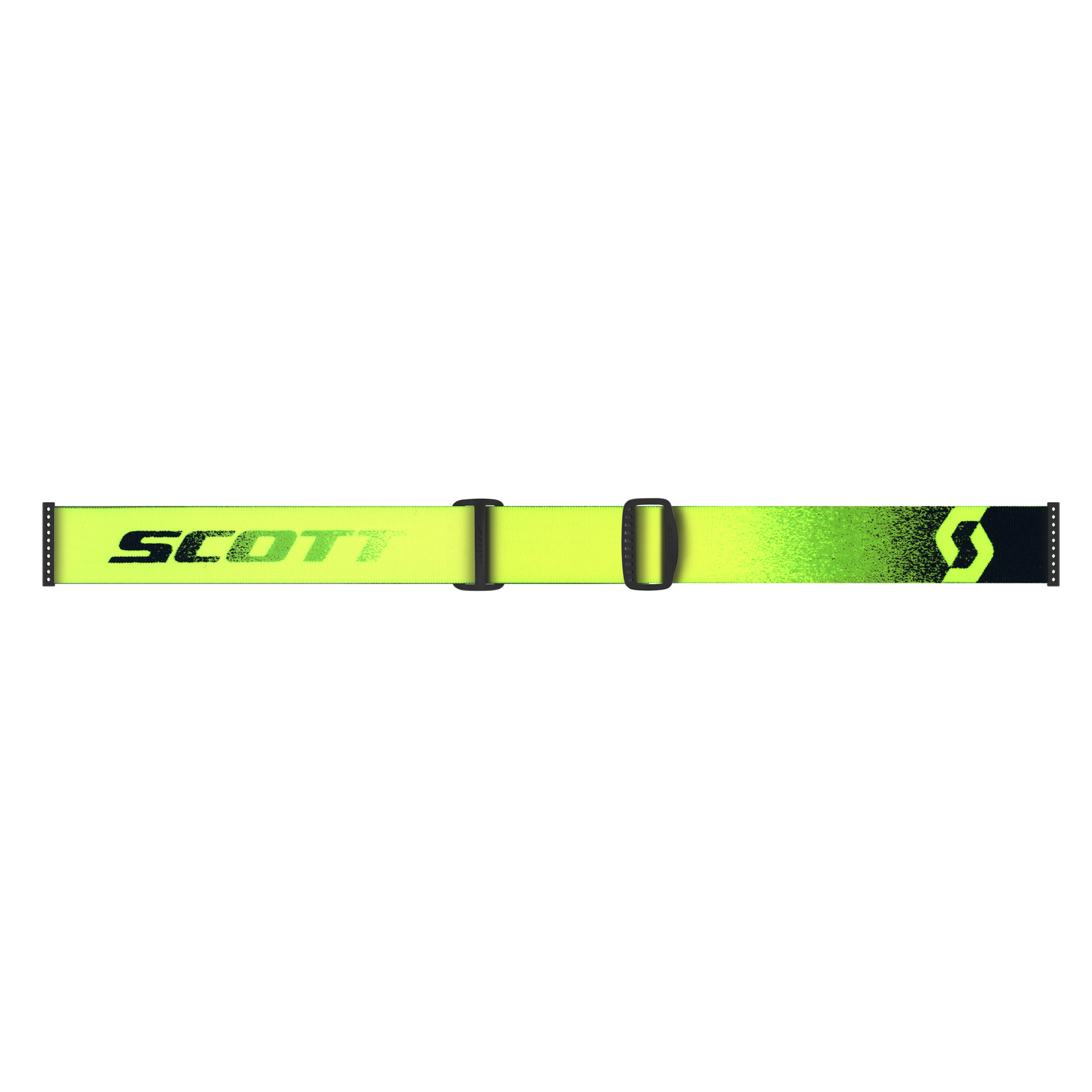 SCOTT Motokrosové brýle FURY CH neon green neon yellow yellow chrome works