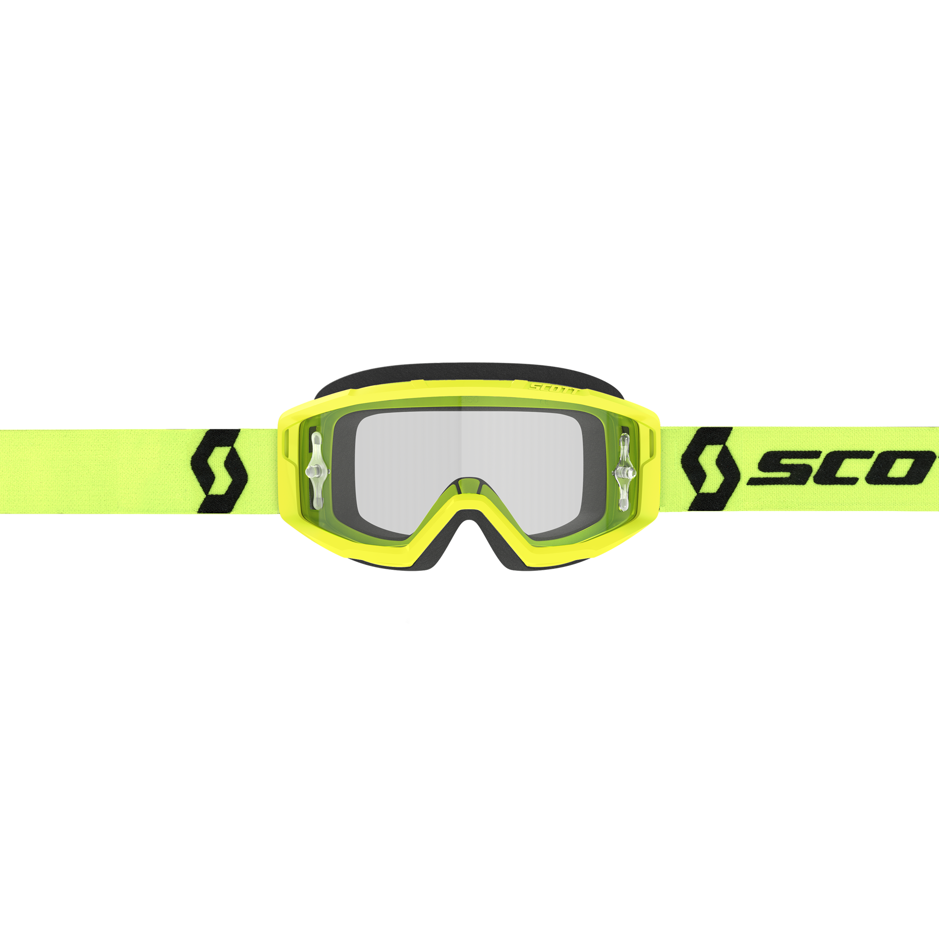 SCOTT Motokrosové brýle PRIMAL CLEAR yellow black clear works