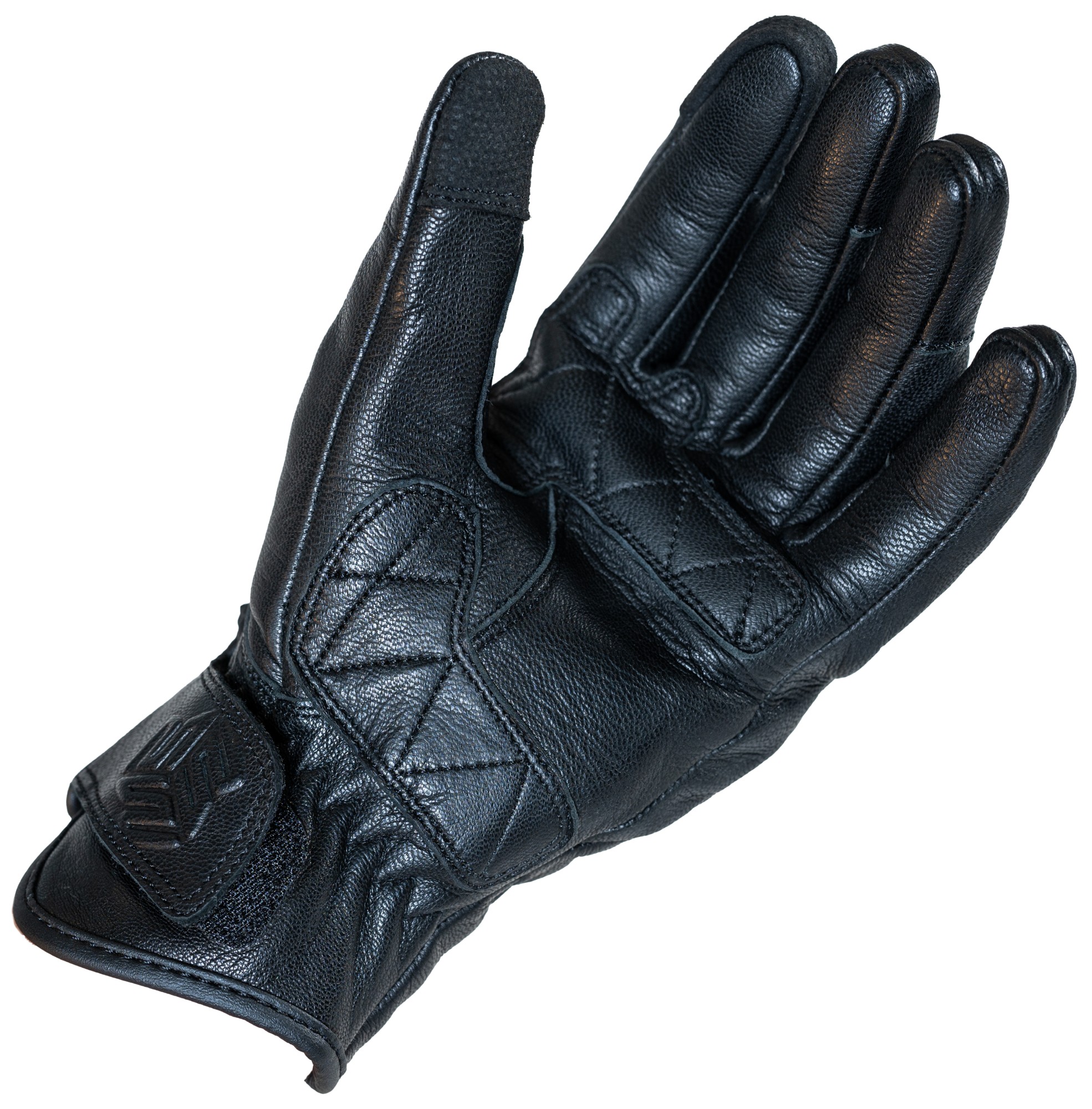 MBW Pánské kožené moto rukavice NEVADA