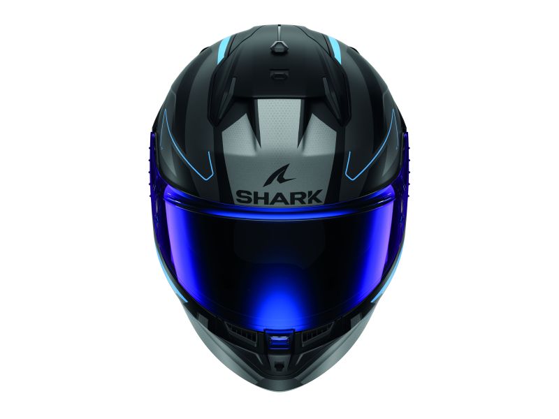 SHARK Integrální moto přilba D-SKWAL 3 Sizler mat černá šedá modrá