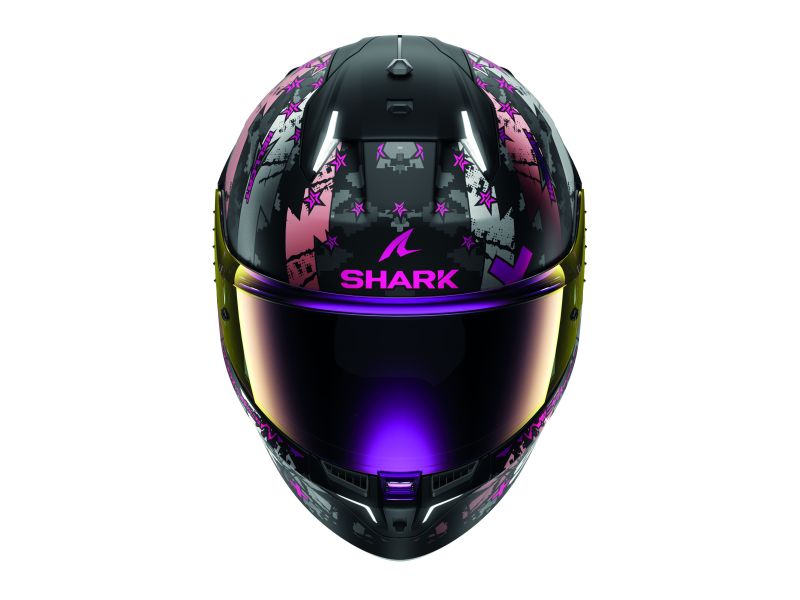 SHARK integrální přilba SKWAL i3 HELLCAT MAT barva bílá/černá/matná/růžová/šedá