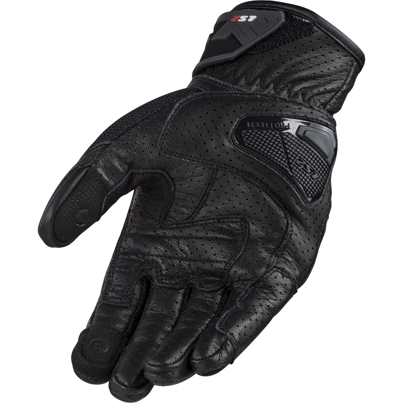 LS2 Pánské textilní moto rukavice AIR RAPTOR BLACK