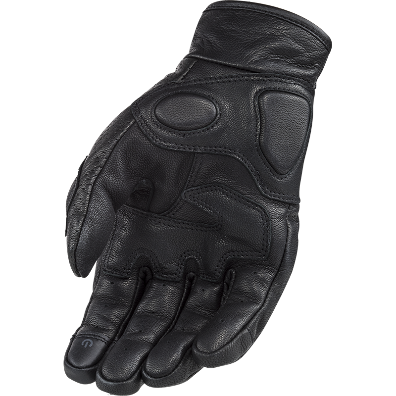 LS2 Pánské kožené moto rukavice RUST BLACK LEATHER