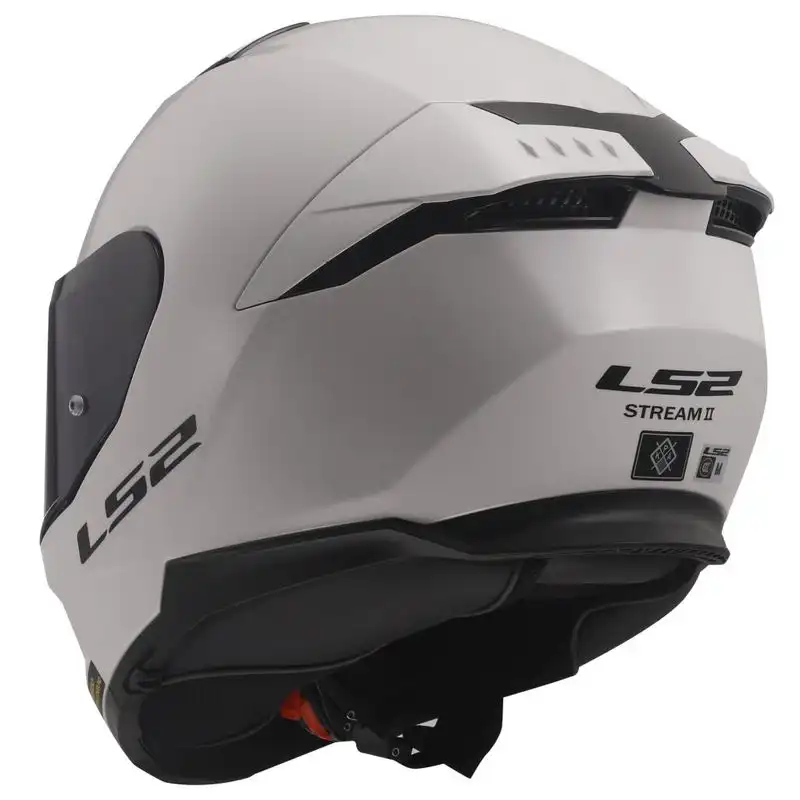 LS2 Integrální moto přilba  FF808 STREAM II GLOSS WHITE