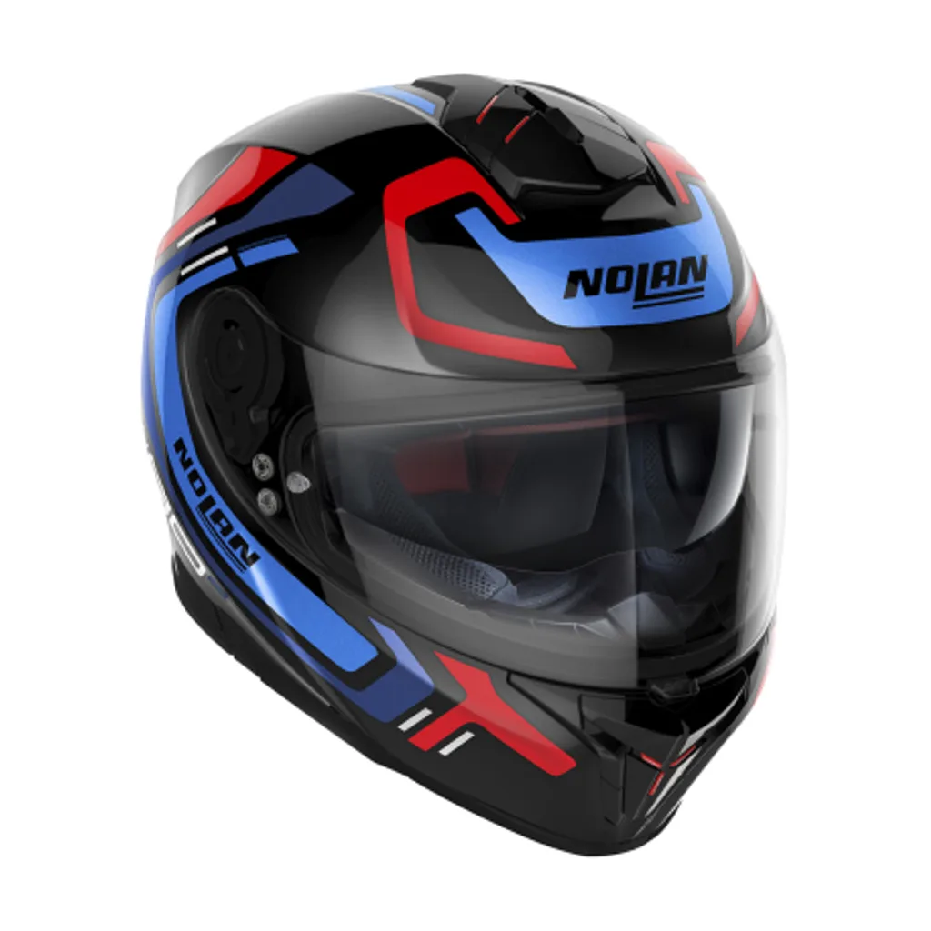 NOLAN Integrální moto přilba N80-8 Ally N-com Glossy Black 43