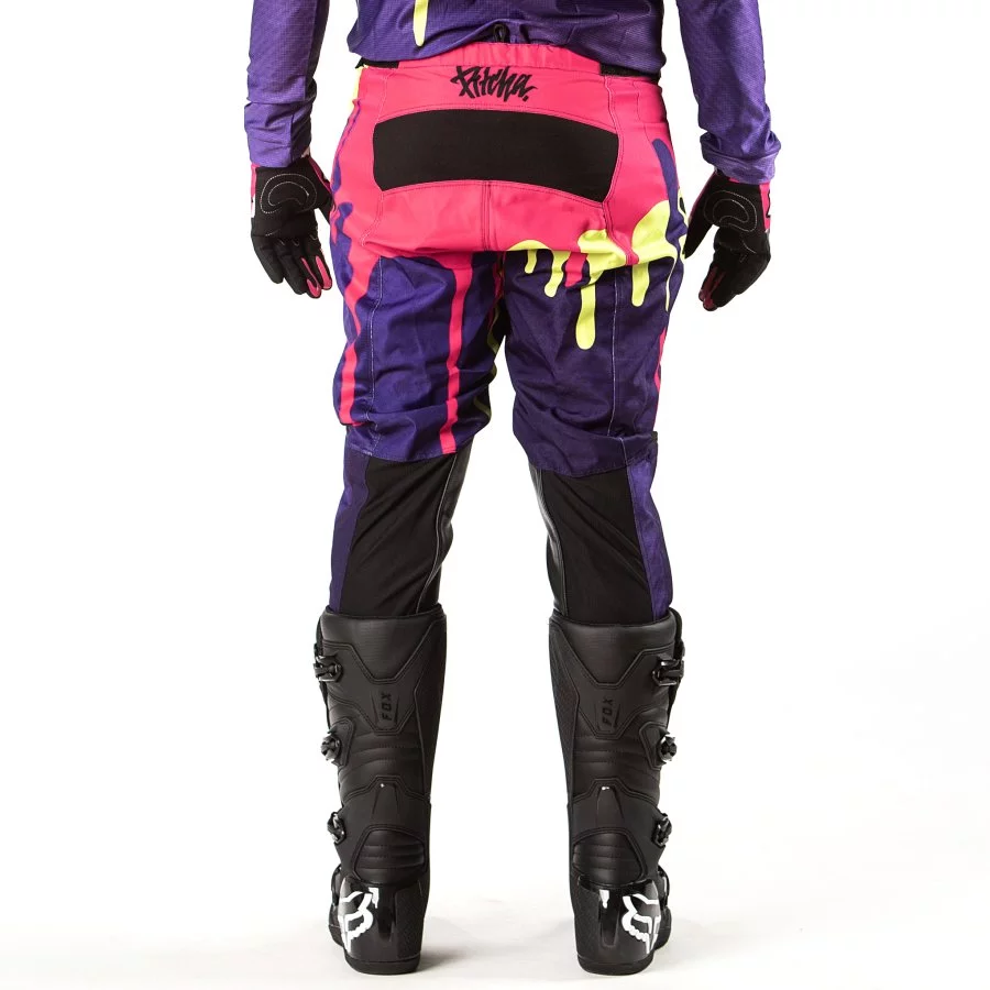 PITCHA Motokrosové kalhoty DRIPP purple pink