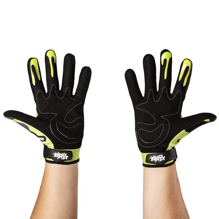 PITCHA moto rukavice DRIPP fluo black