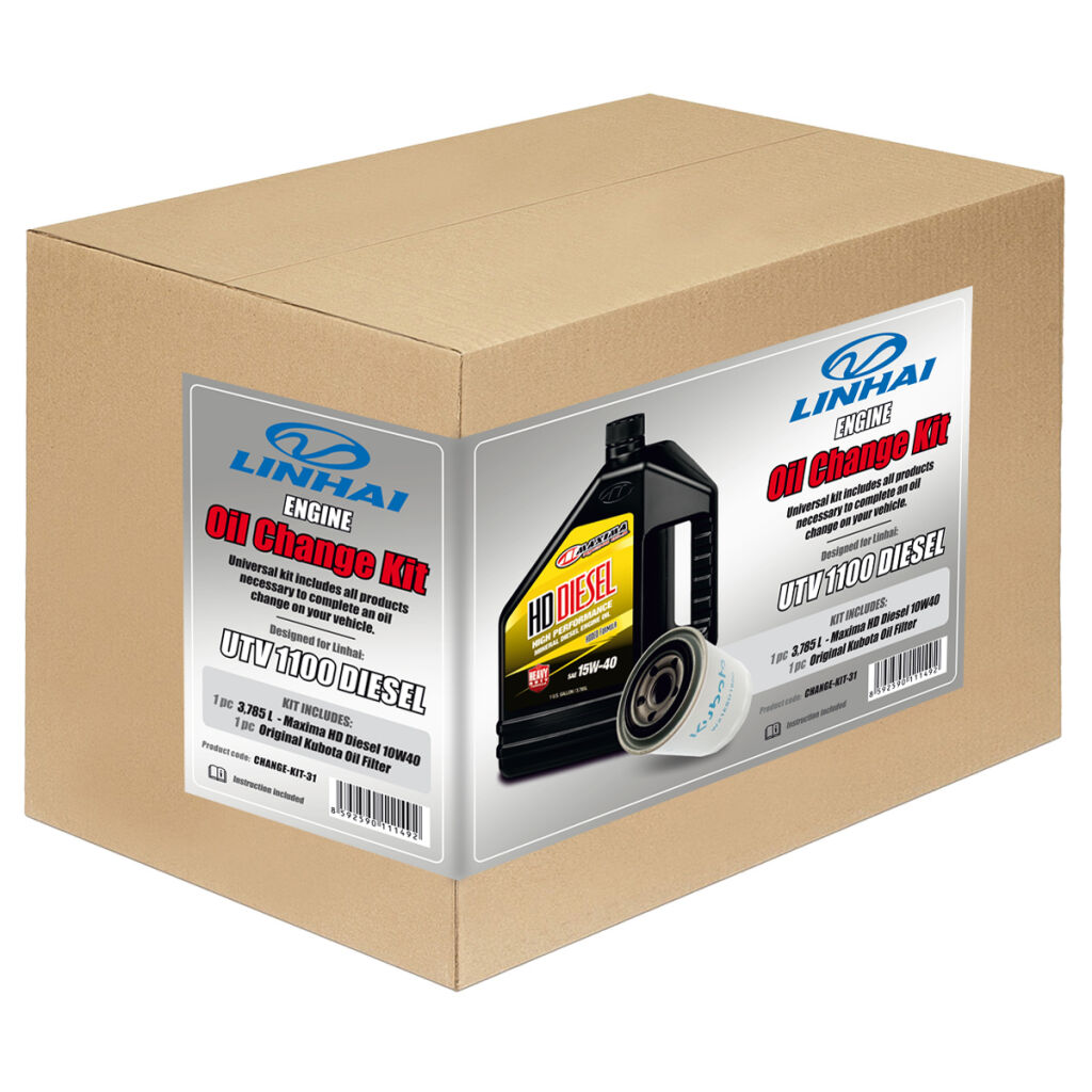 Sada na výměnu motorového oleje + filtr - Linhai UTV 1100 Diesel