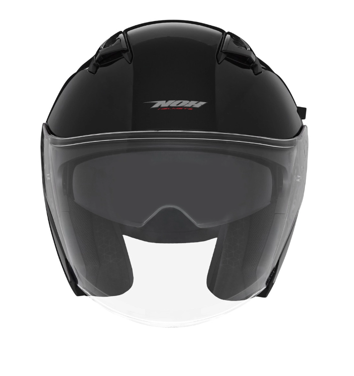 NOX Otevřená moto přila N130 černá lesklá