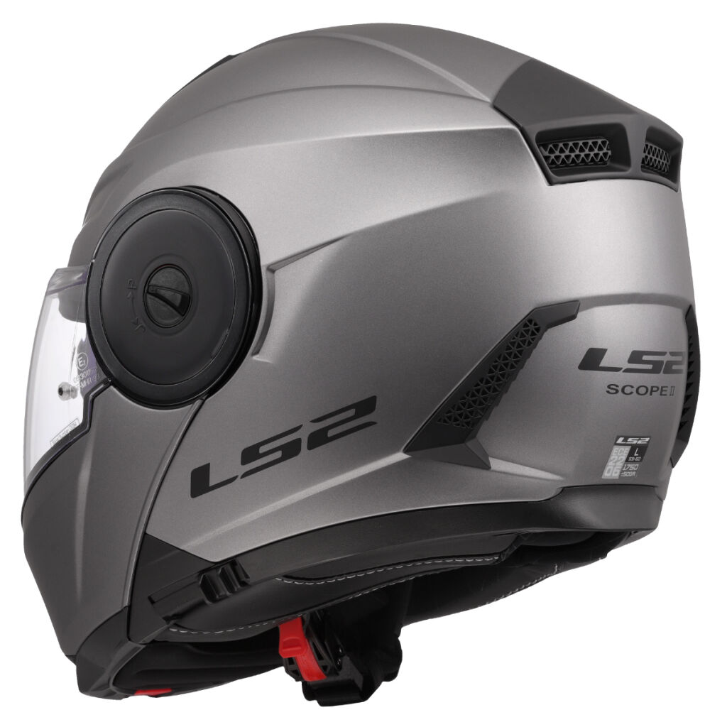 LS2 Výklopná moto přilba FF902 SCOPE Matt titanium