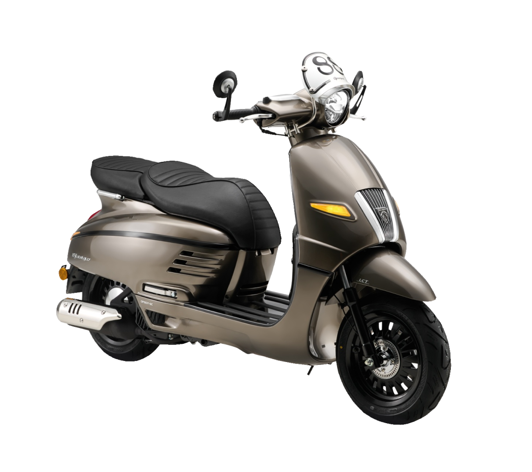 Peugeot DJANGO 125i Cafe Racer Lichen Grey