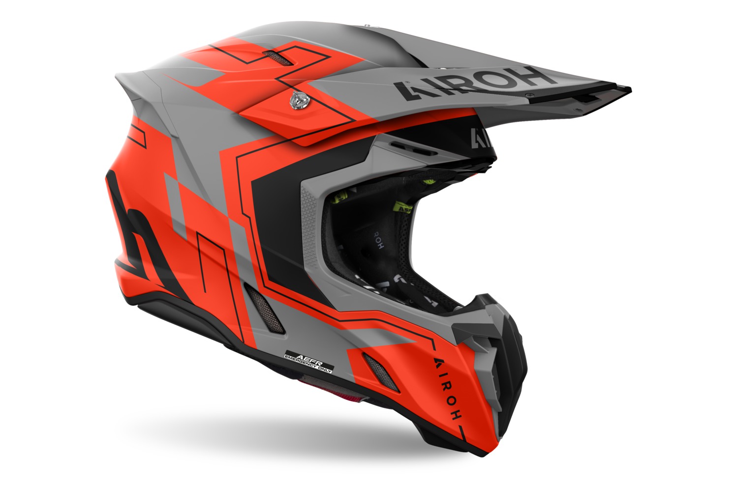 AIROH Motokrosová přilba TWIST 3 Dizzy matná fluo oranžová