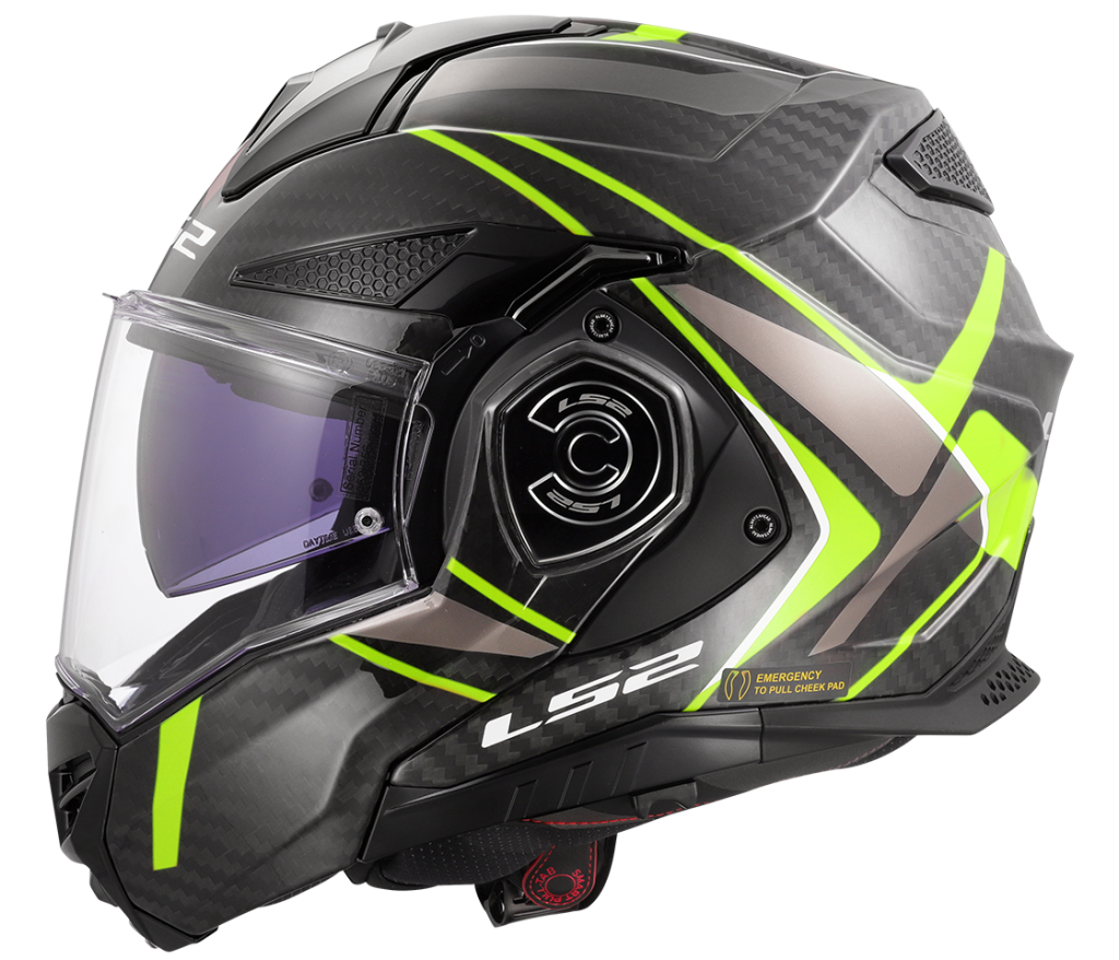 LS2 překlopná FF901 ADVANT X C FUTURE II H-V YELLOW