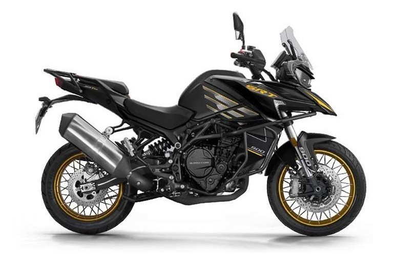 QJMOTOR SRT 900 SX černá - kufry zdarma