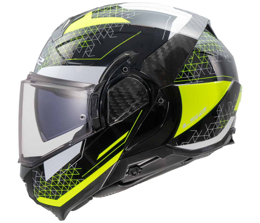 LS2 Překlopná moto přilba FF910 ADVANT II ASTRAL H-V YELLOW