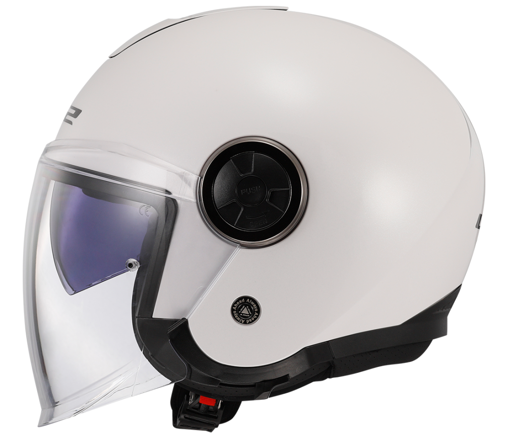 LS2 Otevřená moto přilba OF620 CLASSY SOLID WHITE