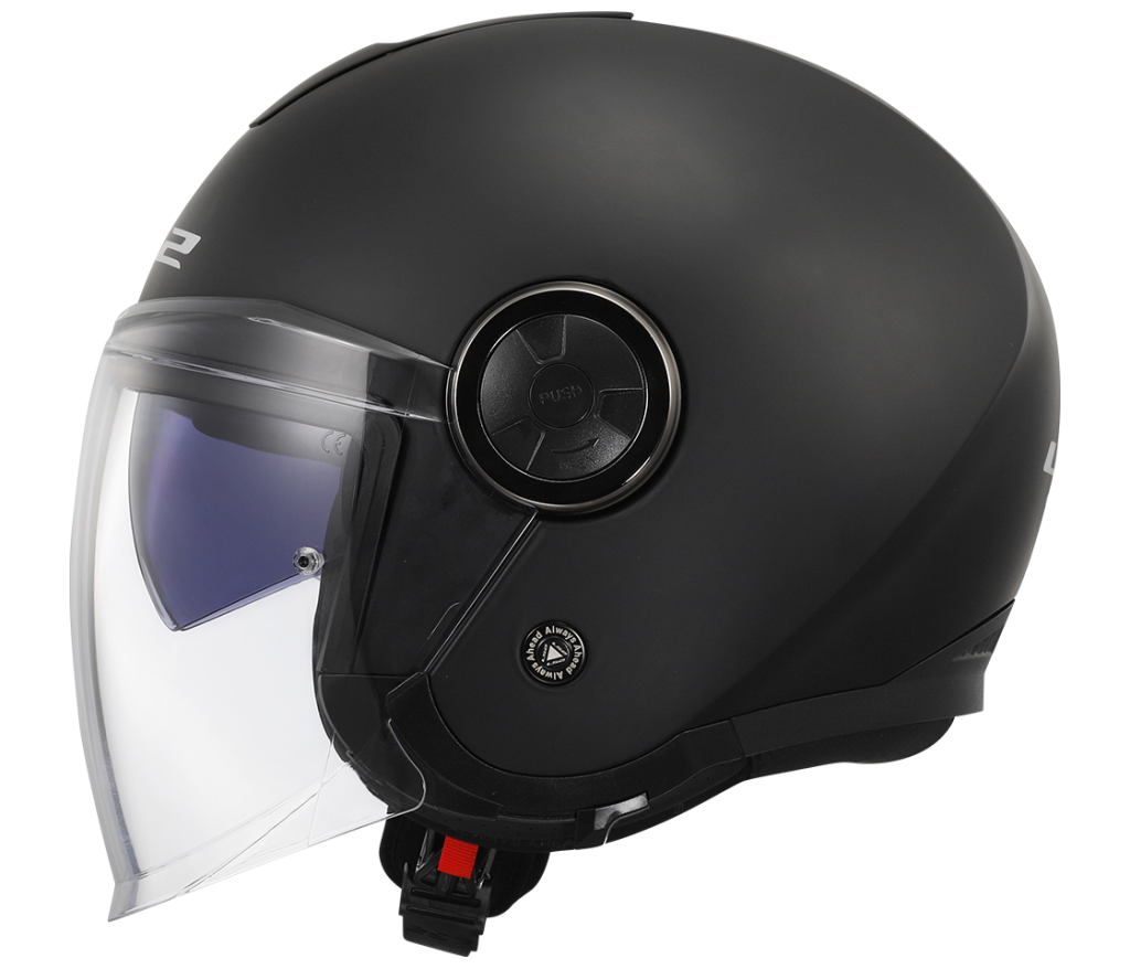 LS2 Otevřená moto přilba OF620 CLASSY SOLID MATT BLACK