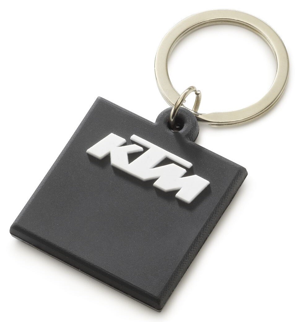 KTM přívěšešk na klíče LOGO RUBBER KEYHOLDER BLACK