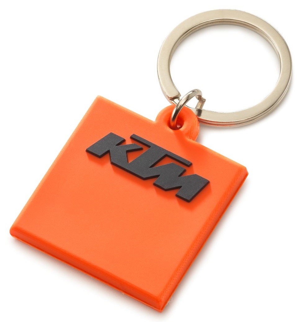 KTM přívěšešk na klíče LOGO RUBBER KEYHOLDER Orange